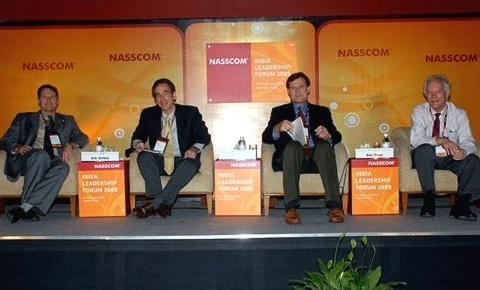 Panel discussion at the NASSCOM India Leadership Forum 